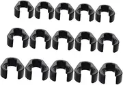 Sosoport 15Pcs Mic Cable Clips Durable Microphone Cable Clamps for Organizing Cables Portable Mic Accessories for Home Use Compatible with Various Stands and Tripods