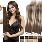 Balayage Tape In Remy Human Hair Extensions Skin Wefts FULL HEAD 200Gr Invisible