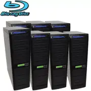 70 SATA Blu-ray CD DVD Disc Burner Daisy Chain Duplicator Copier Standalone+HDD