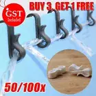 50-100pcs Led Fairy Lights Gutter Hooks Heavy Duty Clips Party Led Fairy Light