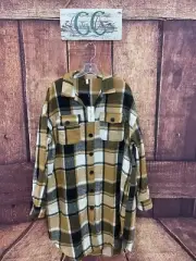 In’Voland Ladies 16W Shacket Plaid