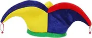 SAFIGLE Clown Hat Clown Costumes Clown Crazy Hat Circus Costumes for Adults Mardi Gras Costume Accessories Circus Hats Funny Clown Headdress Clown Accessories Funny Hats Clown Outfit Cloth