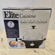 New Elite Platinum Stainless Steel Easy Egg Cooker Model EGC-207B Omelet Maker