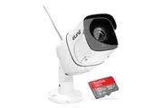 Elinz Wireless ONVIF IP Security Camera 1080P WiFi Night Vision Two Way Talk Outdoor Waterproof CCTV 32GB