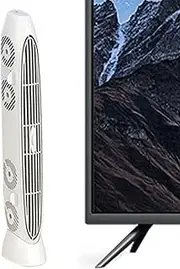 Desk Fan, 3-Speeds Screen Clip on Bladeless USB Desk Fan, Bladeless Quiet USB Powered Personal Cooling Tool for Flat and Curved Screen