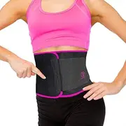 Just Fitter Premium Waist Trainer & Trimmer Ab Belt for Men & Women. More Fully Adjustable Than Other Stomach Slimming Sauna Belts. Provides Best Support for Lower Back & Lumbar.