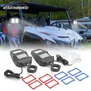 For Polaris RZR XP 1000/4 1000 UTV Rear View Side Mirrors W/LED Spot Lights