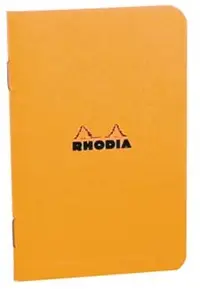 在飛比找誠品線上優惠-法國RHODIA 騎馬釘方眼筆記本/ A5/ Orange/