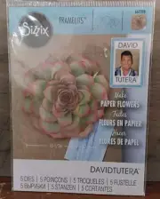 Sizzix David Tutera Floral Stamp Die Set Framelits 5 Dies 662398 New