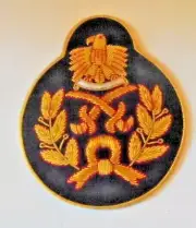 Libya Colonel Gaddafi Uniform Cap Hat Badge Black Gold Uniform General Libyan XX