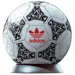 2003-261 絕版60片3D立體塑膠球型日本進口拼圖．ADIDAS 愛迪達 1986年版 世界足球杯設計款