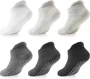 [LA Active] Grip Ankle Socks - Baby Toddler Infant Newborn Kids Boys Girls Non Slip/Anti Skid