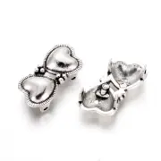 Spacer 2 Strand 30x15x8.5mm Antique Silver 32pcs