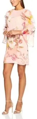 COOPER ST Special Occasion Dress. Chihffon. Pink Floral, Size 6, NWT