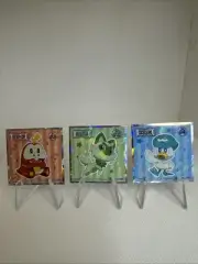 Fuecoco, Sprigatito & Quaxly Japanese Pokemon Wafer Stickers