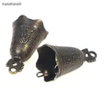 [HAI] 2PCS ANTIQUE BELL 中國迷你黃銅銅雕塑祈福觀音鈴 TW