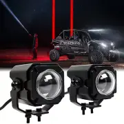 2x For Kawasaki Teryx KRX 1000 Laser LED Whip Light RGBW Spot Laser Beam +Remote