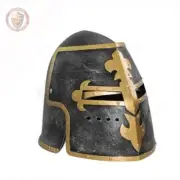 Crusader Helmet plastic knight medieval castle costume Novelty