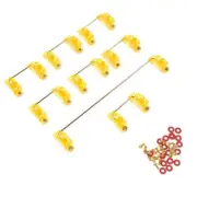 -plated Screw Satellite Shaft Mechanical Keyboard Axis for Large Keycap