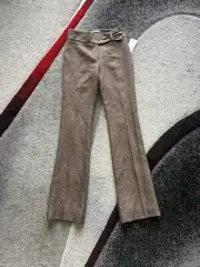 Antonio Melani Maxine Caramel Wool Blend Flare Pants 0