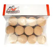 Natural Cork Foosballs Compatible With Shelti, Tornado, Dynamo - Set of 12