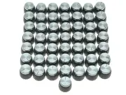 50x Guitar AMP Amplifier Knobs Black w/ Silver Cap Push on Knob fits Marshall