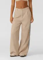 [Lorna Jane] Retro Suit Pants in Neutrals, Size - Large L Latte