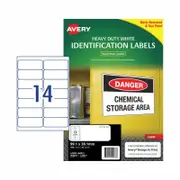 AVERY Laser Label L7063 14Up Pk25