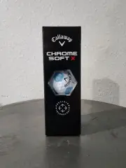 Callaway Chrome Soft X Truvis Golf Balls Good Good New Sleeve of 3 Balls Limited