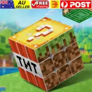 Minecraft Cube Rubik Puzzle Rubix Rubics Speed Toy Mind Game Classic Kid Toy AU