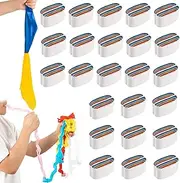 GCTWFYK Mouth Coils Vomit Paperr, 24 Pcs Funny Mouth Coils Paper with A Magic Scarf, Colorful Stage Magic Tricks Magician Accessories Illusions Gimmick Props for Adults
