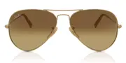 Ray-Ban RB3025 Aviator Gradient 112/85 Men's Sunglasses Gold Size 58