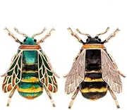 [Bainiao] Natural Insect Animal Enamel Brooches Bee Pins Vintage Jewelry for Women,bee