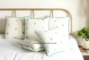 Cotton Pillow Case Soft Throw Indian Hand Woven Abstract Decorative Pillow Sham