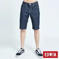 在飛比找樂天市場購物網優惠-EDWIN 503 EDGE 涼感牛仔短褲-男款 原藍色 S