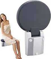 Aceirropy Folding Shower Seat Wall Mounted,Stable Fold Down Shower Seat - Space-Saving Heavy Duty Bench Chair Stool for Bathroom Inside Small Spaces Home Elderly