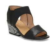 CC Corso Como SAYGE Heeled Sandal BLACK MATTE DISTRESS 10M NEW IN BOX