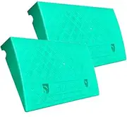 XFAK 1''-7.5'' Curb Ramps, Portable Threshold Ramps for Pet, Non-Slip Sidewalk Ramps, Indoor Entry Ramps, for Cars Bike Wheelchairs Motorcycle (Color : G, Size : 2_50X27X12CM/19.6X10.6X4.7IN)