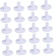 GAROZATION 20pcs Golf Tee Holders Lightweight Stable Accessories for Driving Ranges and Practice Mats Strong and Golf Training Equipment