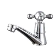 2024,Single Cold Water Faucet, Single Cold Water Faucet Chrome Basin Faucet for Home Bathroom Toilet Sink
