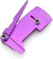 1 Pcs Metal Camber Gauge&Ride Height Gauge Tool/Ruler for Adjusting Height and Wheel Rim Camber RC Model Car,