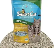 SmartCat All Natural Clumping Cat Litter, 10 Pound (160oz 1 Pack) - Alternative to Clay and Pellet Litter - Chemical and 99% Dust Free - Unscented and Lightweight