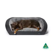 Genuine Snooza Orthopaedic Sofa Dog Bed Chinchilla Plush Large 120cm x 80cm.