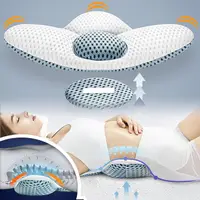 在飛比找PChome24h購物優惠-3D可調蕎麥殼護腰枕