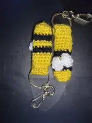Bee themed lip balm holder