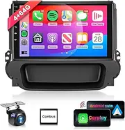 4G 64G Car Stereo for Chevy Malibu 2009-2014 Radio with 9inch 1280 * 720P IPS Touch Screen/Wireless CarPlay/Android Auto/AI DSP 32EQ/WiFi/5.0 Bluetooth/RDS FM/GPS/AI Voice/MirrorLink/AHD Rear Camera