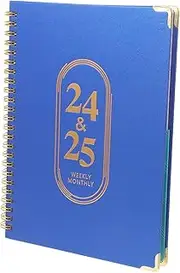 HOODANCOS Portable Academic Planner Book Coil Designed Organizer for Planning Note Taking Daily Journaling for Work School Personal Use Cover Thick