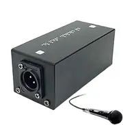 Mic Preamp for Vocal - Dynamic 28dB Gain Microphone Preamp Lossless Mic Booster,Inline Microphone Preamplifier Low Noise Mic Preamp for Broadcast & Podcast