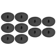 10X Blind Filter Backflush Disk Rubber for Espresso Machines Brewing Head Backwashing Gasket black