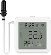 WiFi Thermometer Hygrometer with External Probe Temperature Humidity Meter APP Monitoring Temperature Sensor, for Plants Aquarium Winery